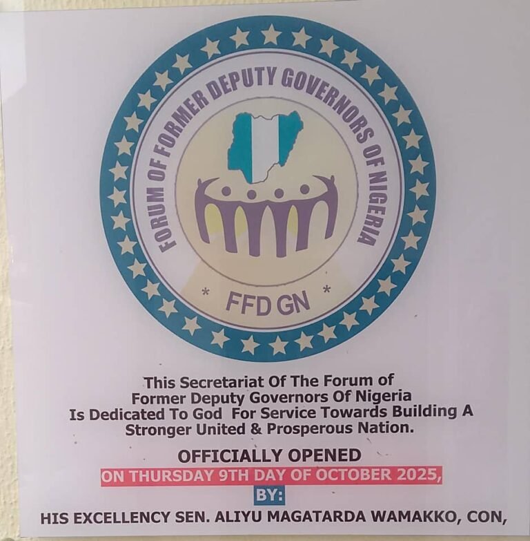 Former Deputy Governors Forum Launches Secretariat in Abuja