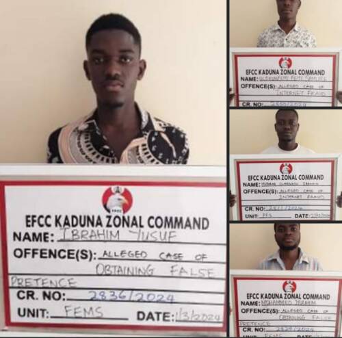 Kaduna Court Jails Four Internet Fraudsters