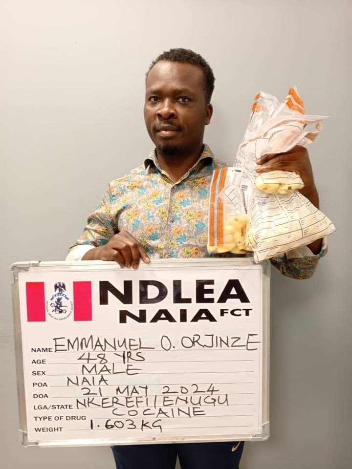 Paris-bound Businessman Excretes 111 Wraps of Cocaine At Abuja Airport
