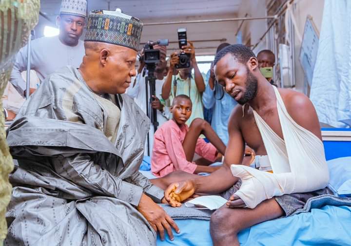 Shettima Consoles Victims of Gwoza Suicide Bombings