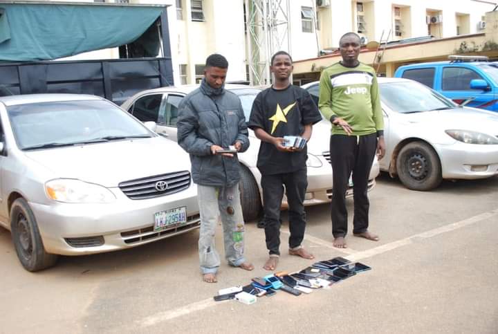 Police Arrest Armed Robbery Suspects, Recover 10 Stolen Vehicles, Other Items