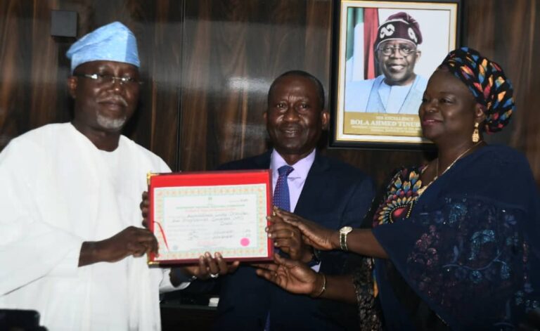 INEC Presents Certificates of Return to Aiyedatiwa, Deputy