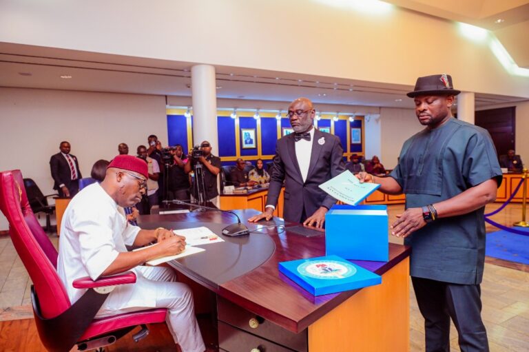 Two Days After Submission, Fubara Signs N1.1tr Rivers 2025 Budget Into Law