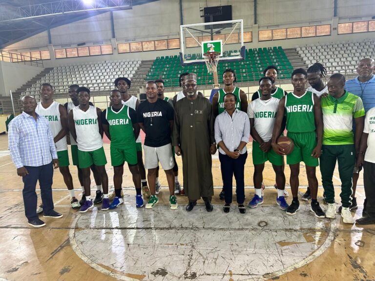 NBBF President, Musa Kida Visits D’Tigers’ Abuja Camp