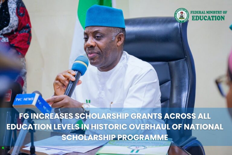 FG Increases Scholarship Grants Across All Education Levels By 50%