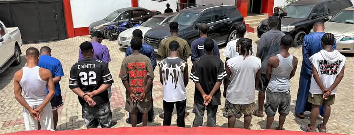 EFCC Arrests 18 Suspected Internet Fraudsters In Ogun