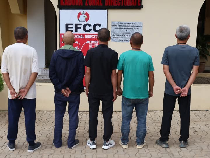 EFCC Arrests Nine Suspected Illegal Miners In Niger