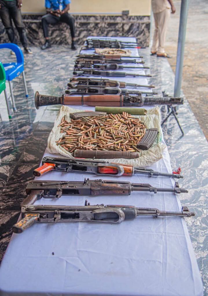 Benue Killings: Police Arrest Additional Gun Runners, Recover 2 GPMG, 12 Ak47 Rifles, Others