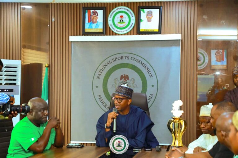 D’Tigress Pay Courtesy Visit to National Sports Commission Leadership