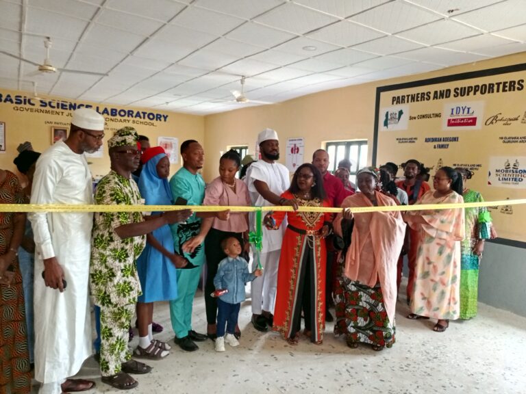 NYSC Member Donates Laboratory Equipment to Abuja School