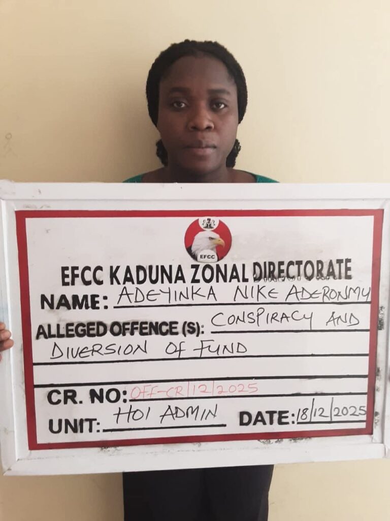 EFCC Arraigns Woman For Alleged N328.5m Fraud In Kaduna