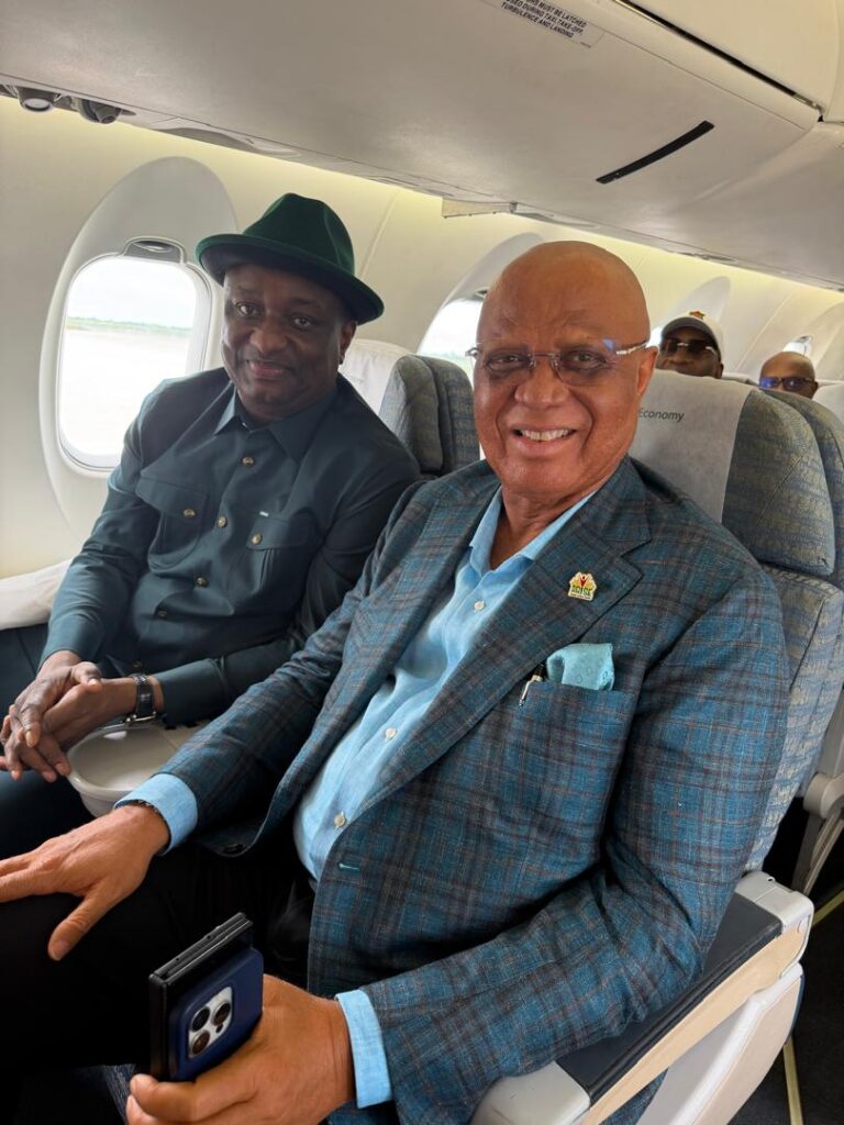Keyamo Joins Umo For Inaugural International Flight From Uyo To Ghana