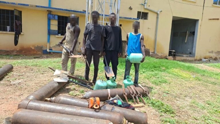 Police Arrest Seven Suspects, Recovers 285 Vandalised Pipelines In Adamawa